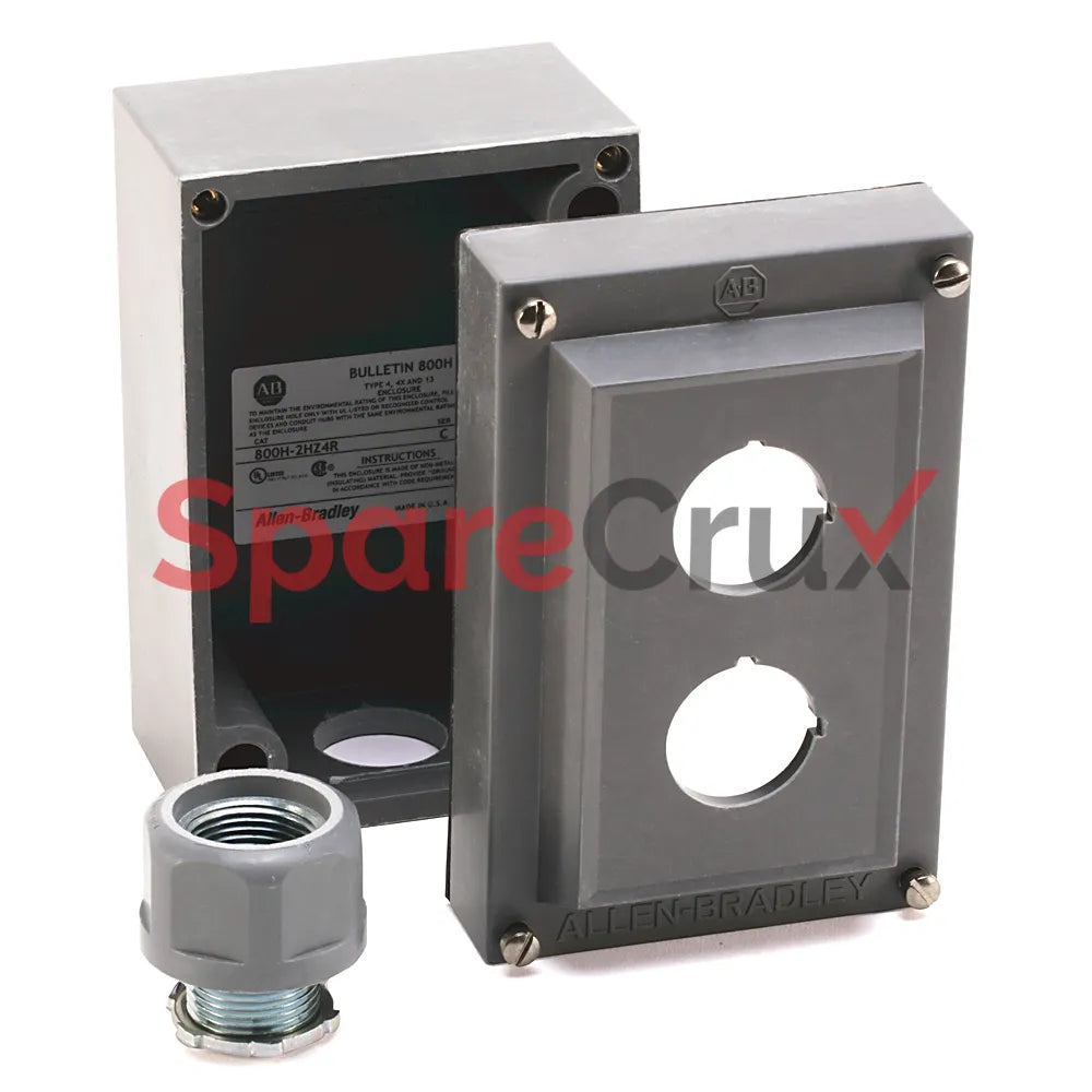 800HE-3HZ4R | ALLEN BRADLEY | 800H 30 mm Push-Button Enclosure