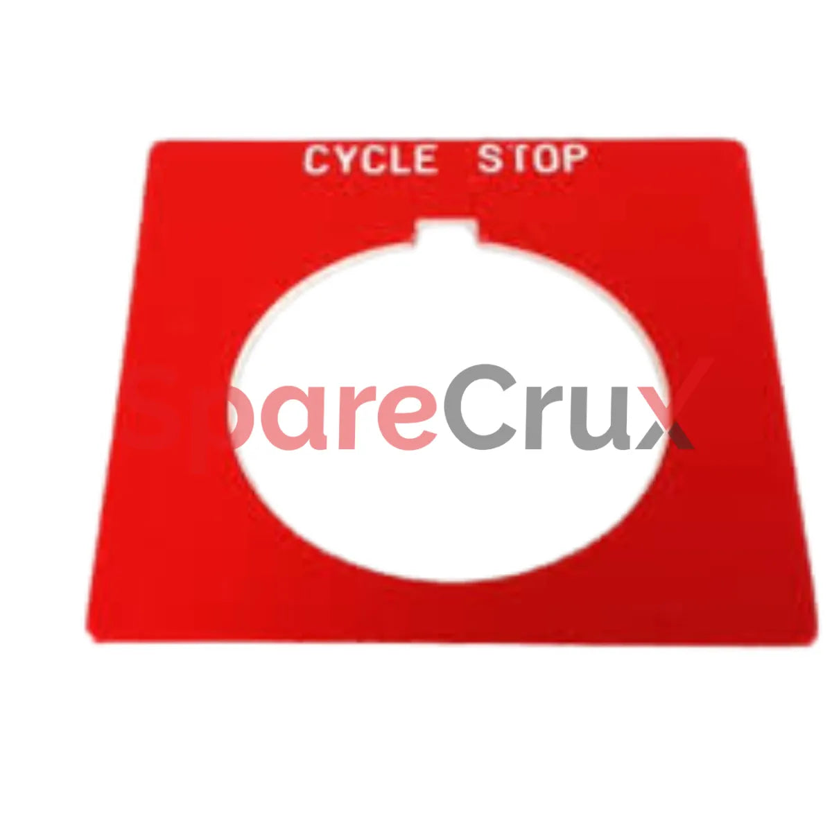 800H-W376 | ALLEN BRADLEY | Plaque d'arrêt de vélo rouge 30 mm 800H