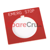 800H-W373J | ALLEN BRADLEY | 30mm 800H EMERGENCY STOP Jumbo Legend