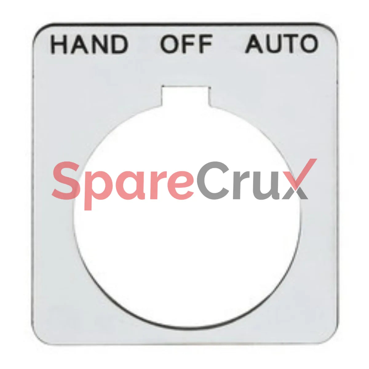 800H-W551 | ALLEN BRADLEY | 30mm 800H HAND-OFF-AUTO White Leg. Plate