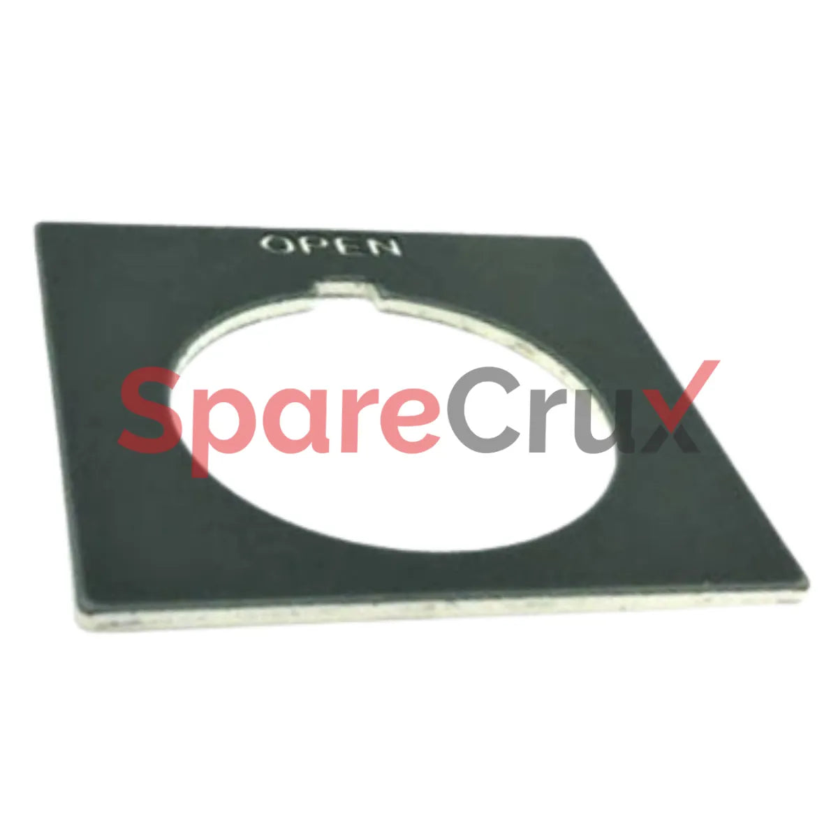 800H-W118J | ALLEN BRADLEY | Plaque de légende géante grise 30 mm 800H OPEN