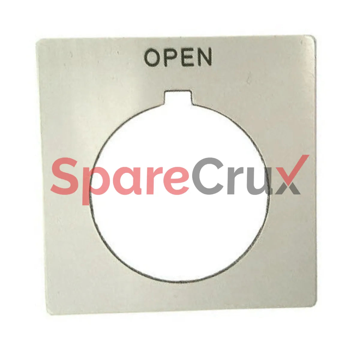 800H-W518 | ALLEN BRADLEY | 30mm 800H OPEN White Legend Plate