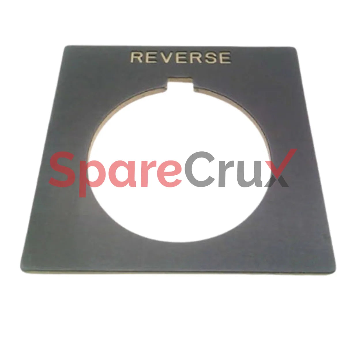 800H-W122 | ALLEN BRADLEY | 30mm 800H REVERSE Grey Legend Plate