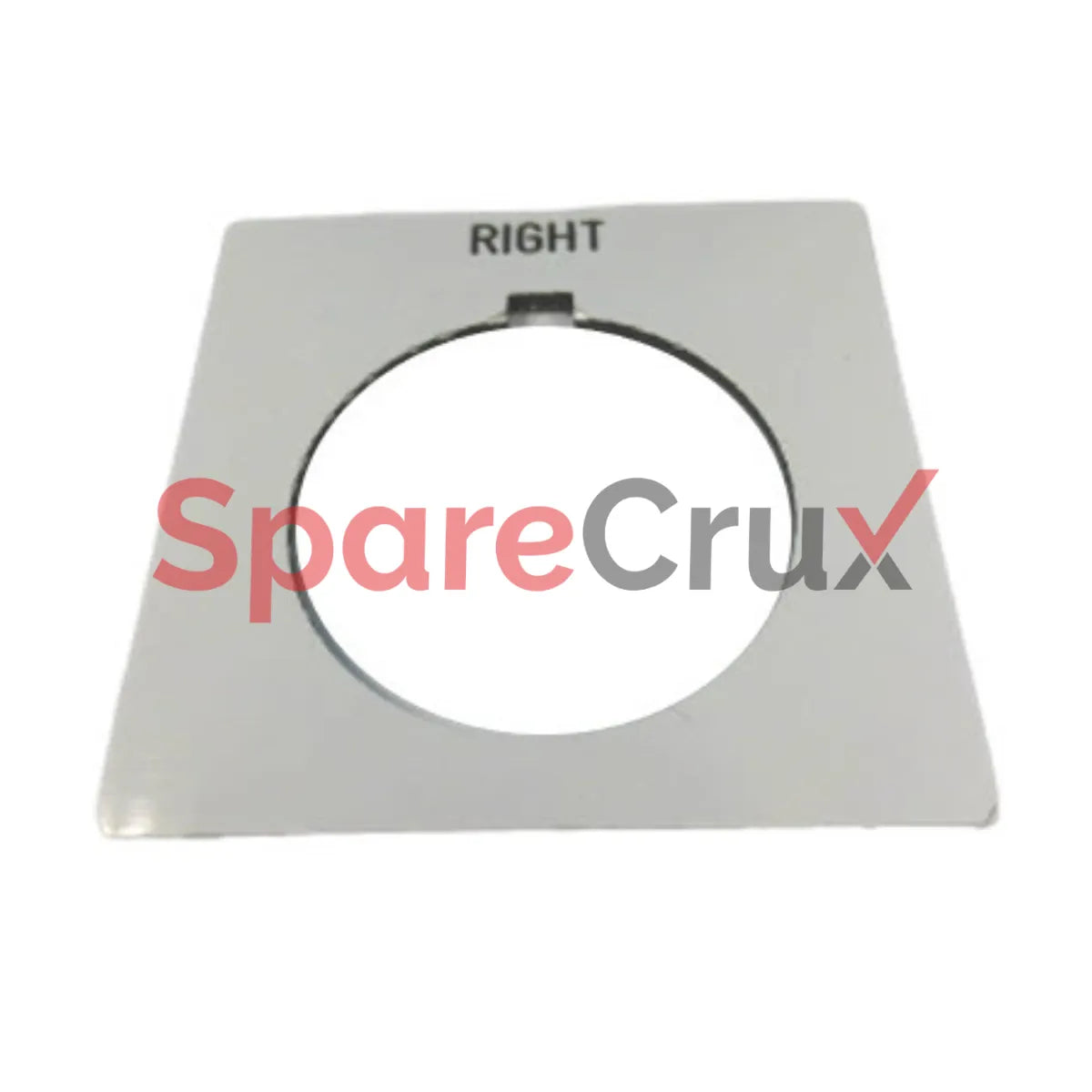 800H-W405 | ALLEN BRADLEY | 30mm 800H RIGHT White Legend Plate