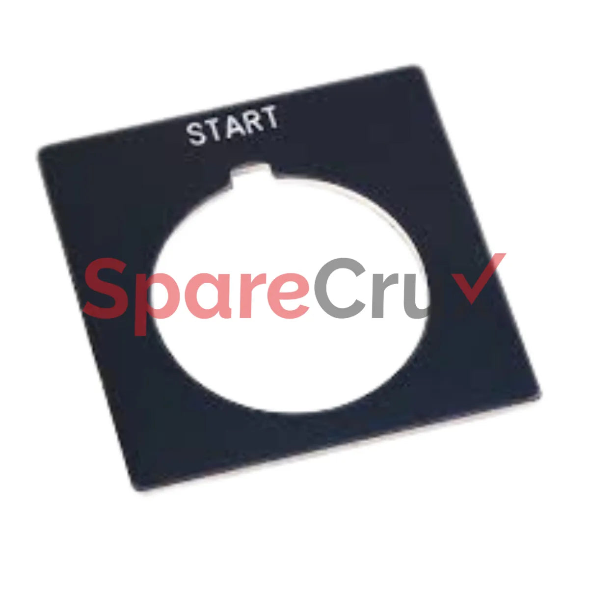 800H-W126 | ALLEN BRADLEY | 30mm 800H START Grey Legend Plate