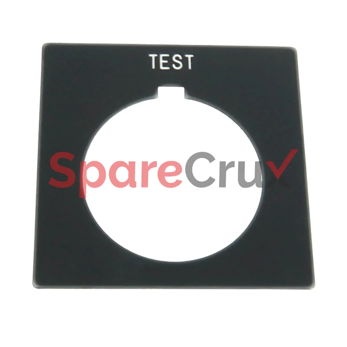 800H-W128 | ALLEN BRADLEY | 30mm 800H TEST Grey Legend Plate