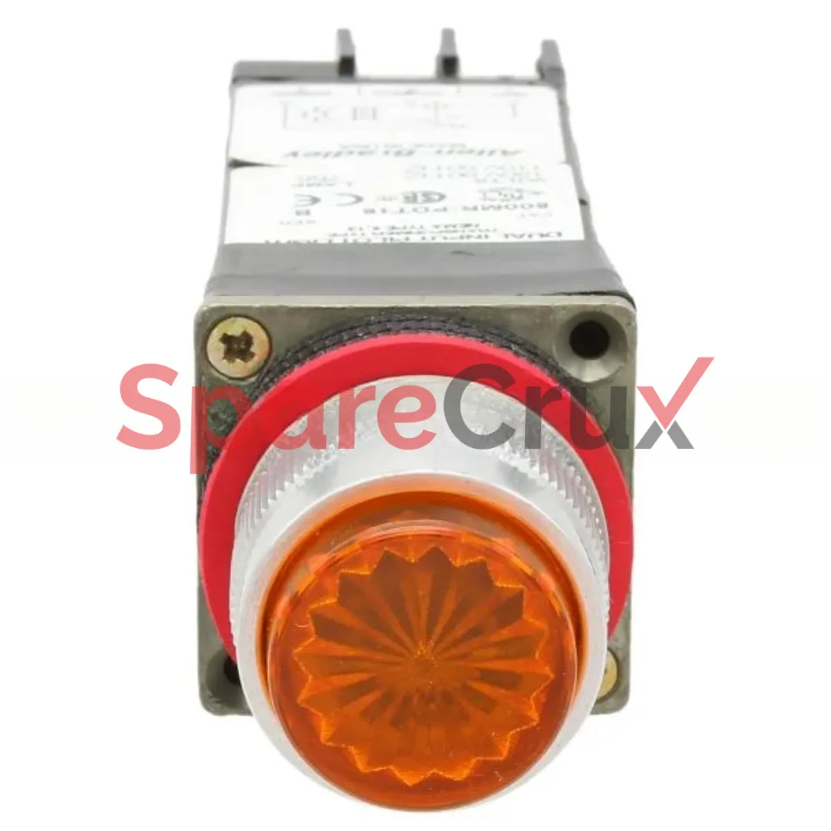 800MR-PDT16A | ALLEN BRADLEY | Amber Lens 22.5 mm Round PB