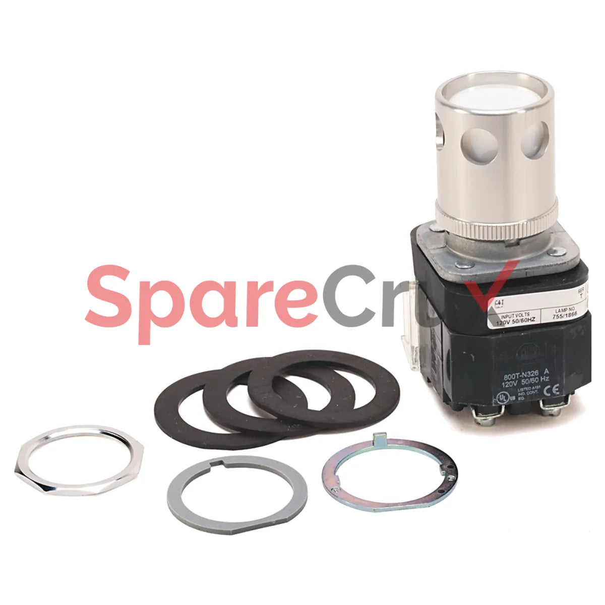 800T-PAH16W | ALLEN BRADLEY | 30mm Momentary Push Button 800T PB