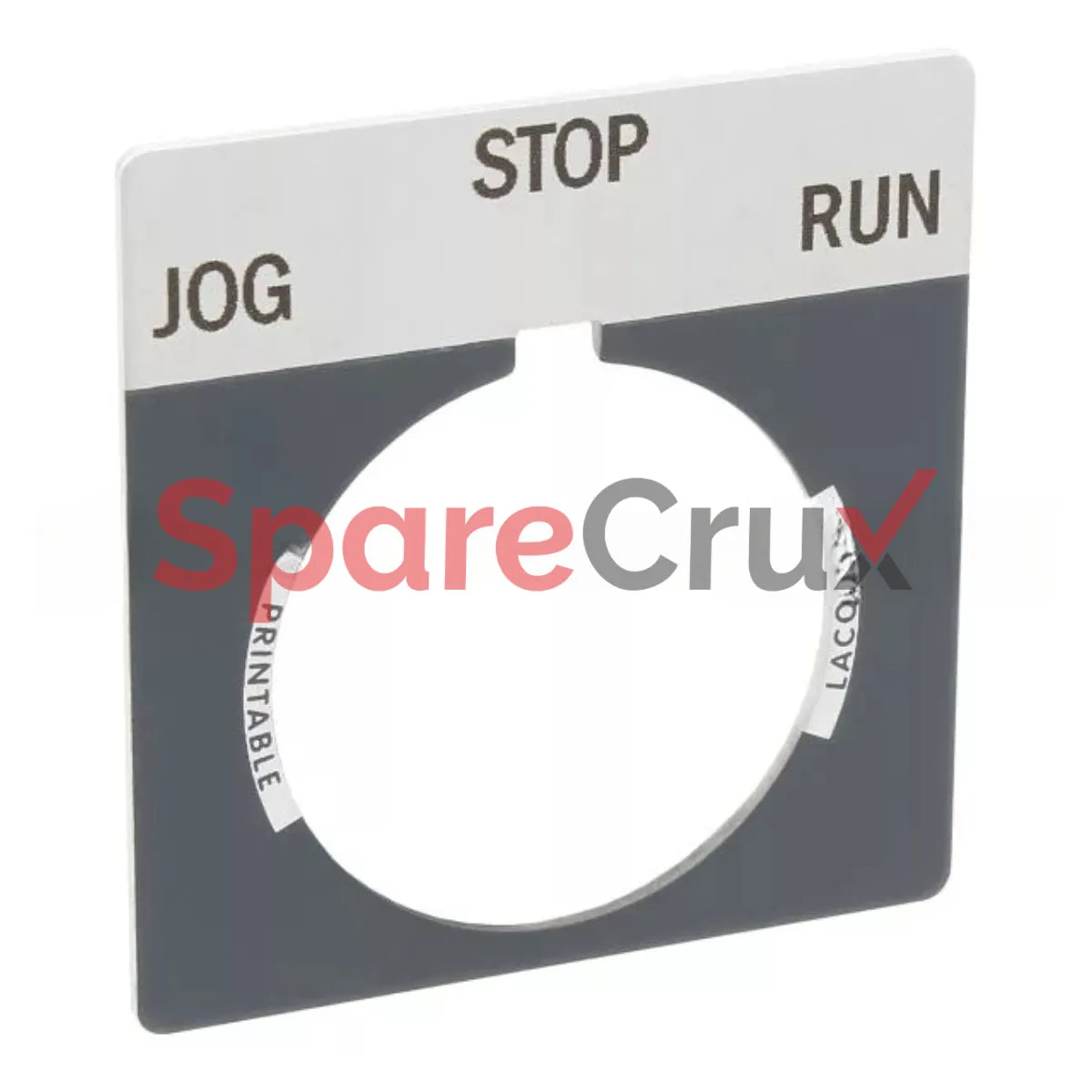 800T-X521 | ALLEN BRADLEY | 30mm 800T JOG-STOP-RUN Legend Plate