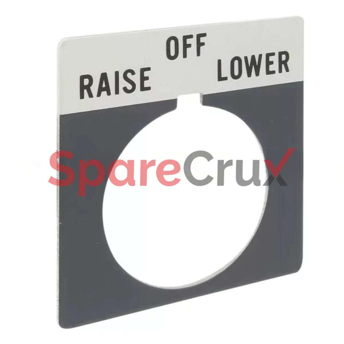 800T-X537 | ALLEN BRADLEY | 30mm 800T RAISE-OFF-LOWER Legend Plate