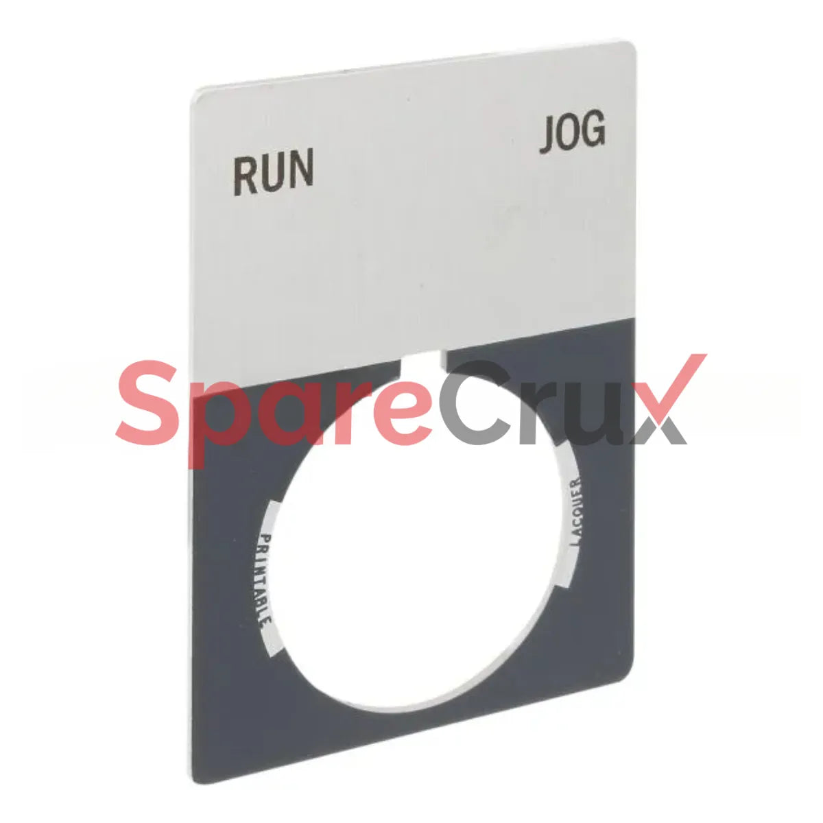 800T-X541J | ALLEN BRADLEY | Plaque de légende géante 30 mm 800T RUN-JOG