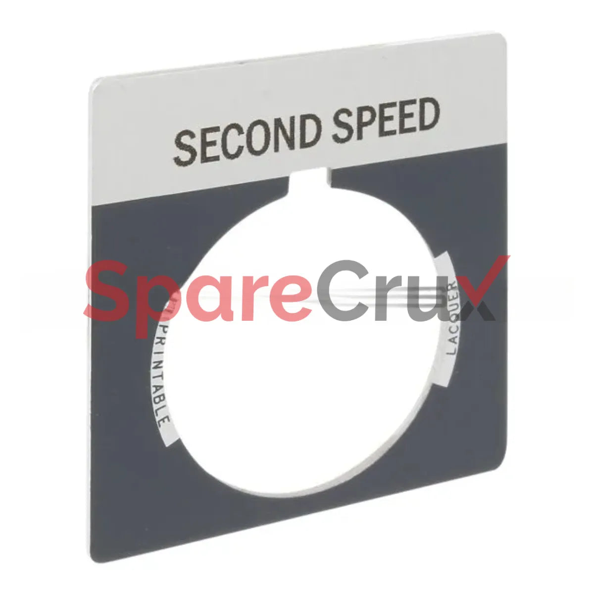 800T-X543 | ALLEN BRADLEY | Plaque de légende 30 mm 800T SECOND SPEED