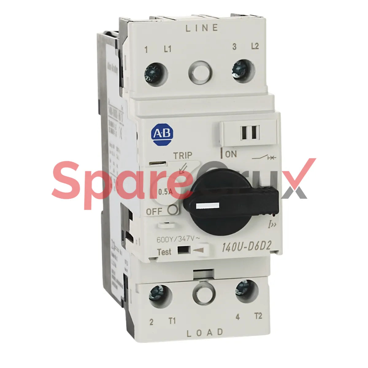 140U-D6D2-A50 | ALLEN BRADLEY | Circuit Breaker 2-Pole 0.5 A UL 489