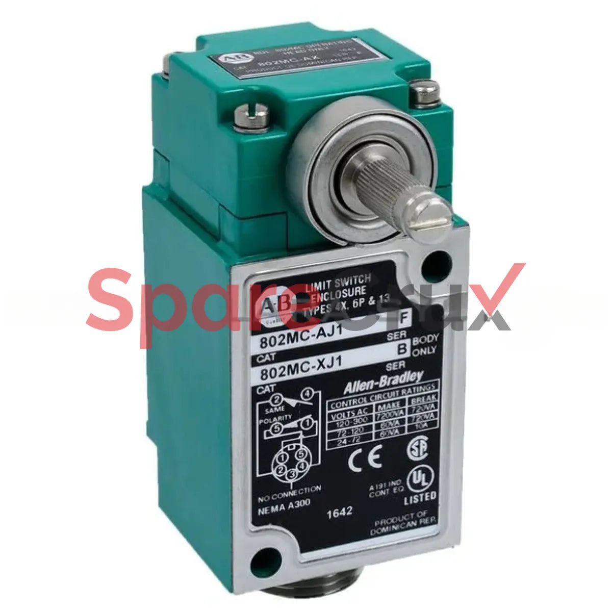 802MC-AJ1 | ALLEN BRADLEY | Corr-Resist Limit Switch
