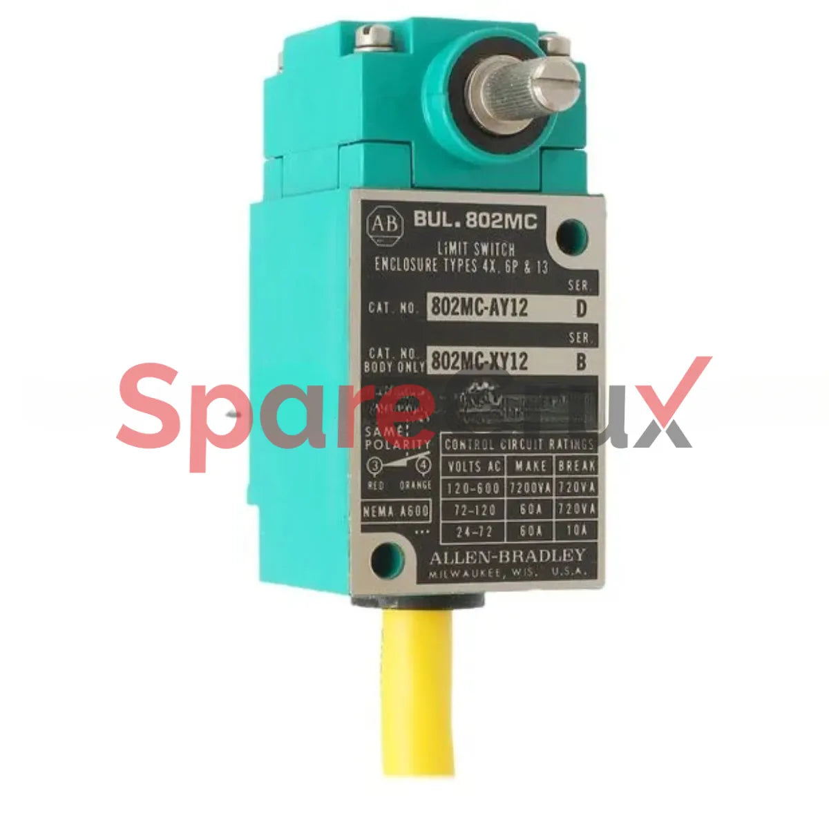 802MC-AY12 | ALLEN BRADLEY | Corr-Resist Limit Switch
