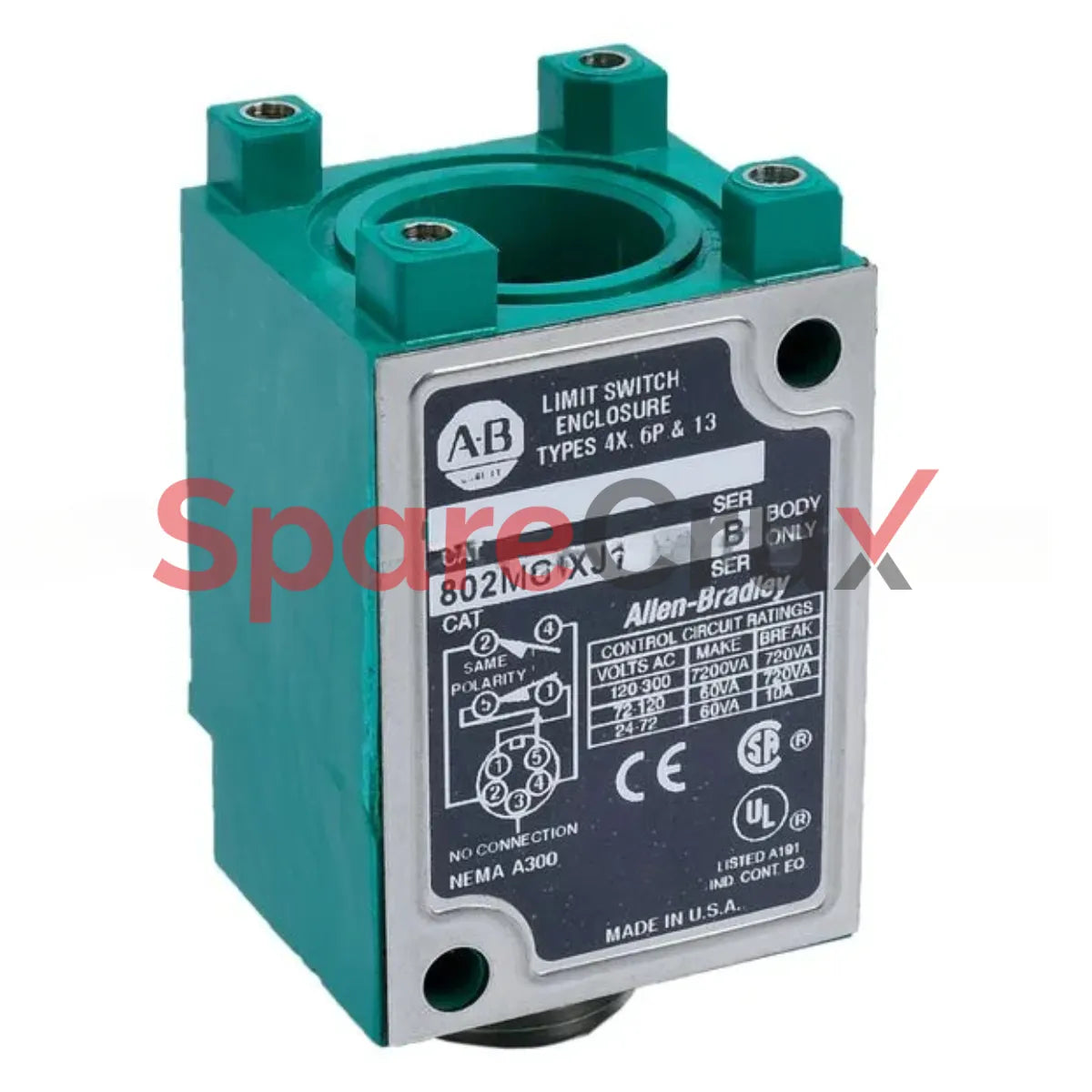 802MC-XJ1 | ALLEN BRADLEY | Corr-Resist Limit Switch