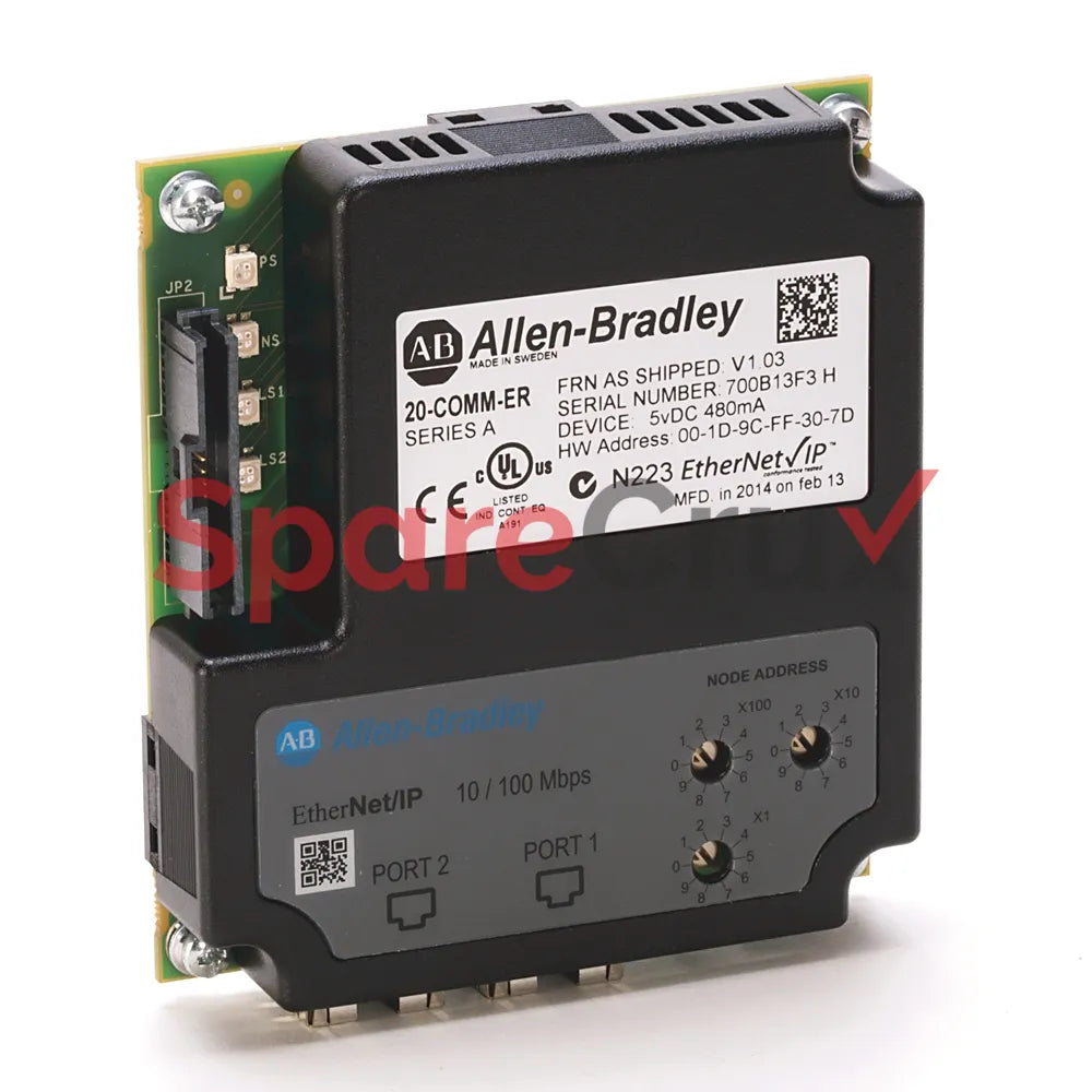 20-COMM-ER | ALLEN BRADLEY | Adaptateur de communication PowerFlex EtherNet/IP avec anneau