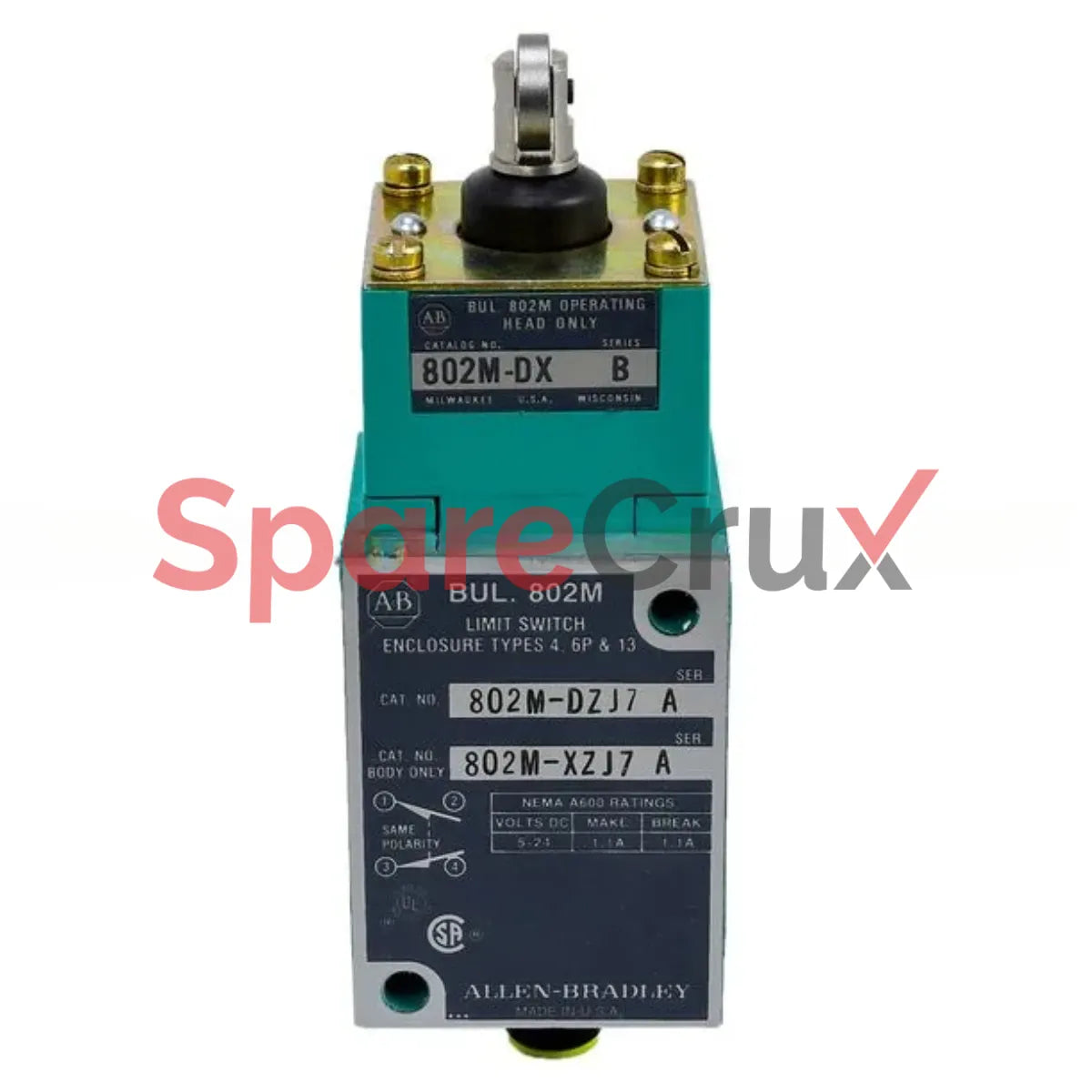 802M-DZJ7 | ALLEN BRADLEY | Interrupteur de fin de course scellé en usine
