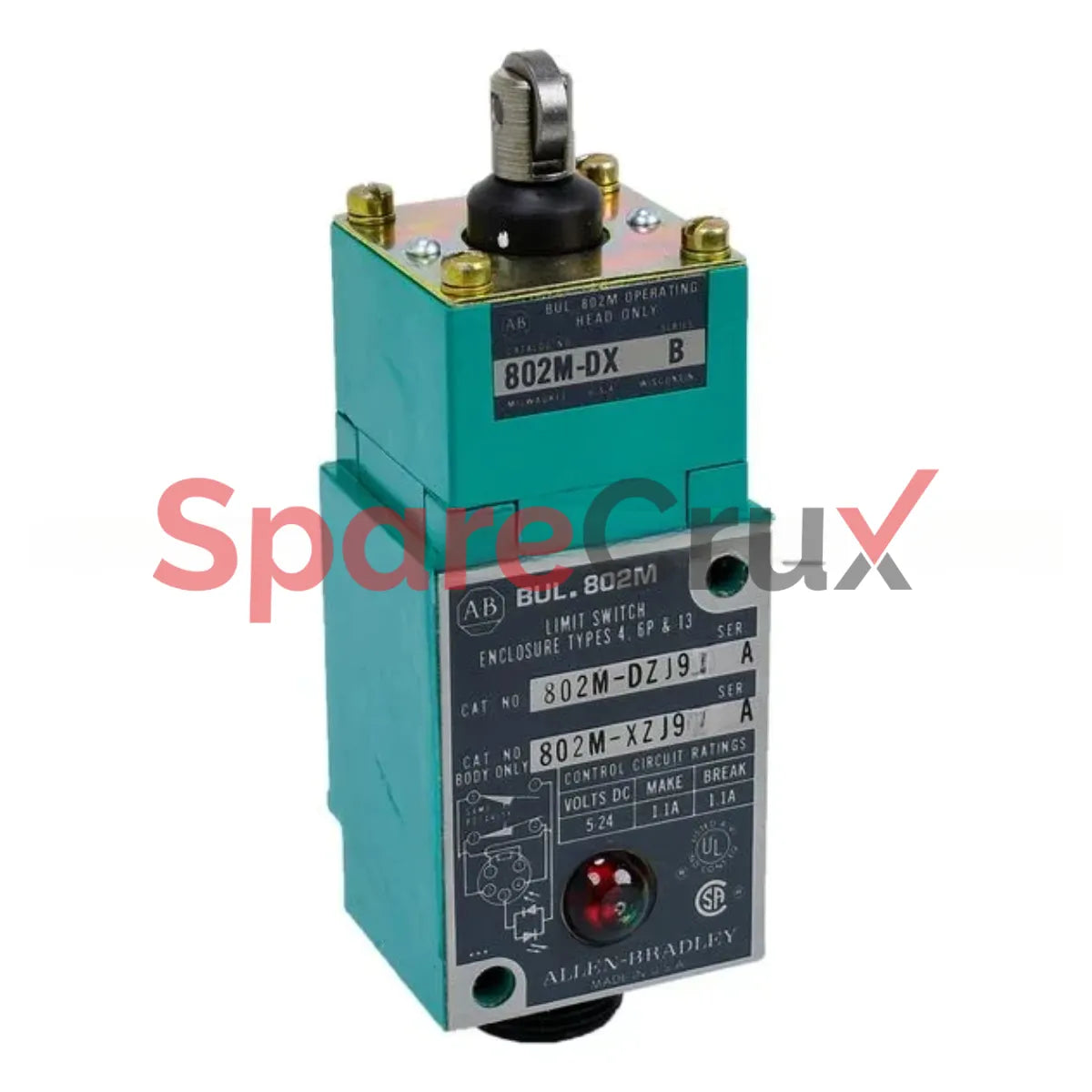 802M-DZJ9 | ALLEN BRADLEY | Factory Sealed Limit Switch