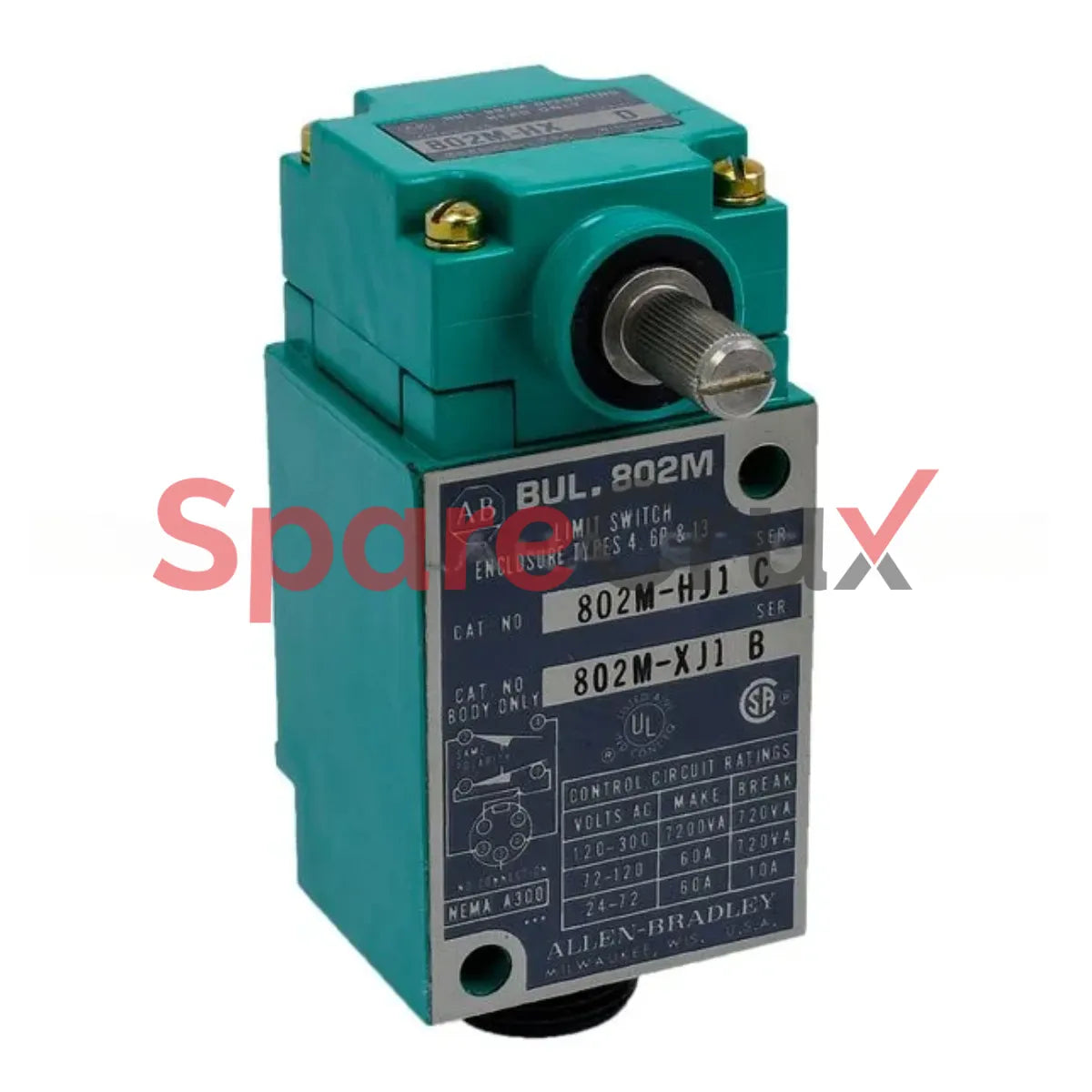 802M-HJ1 | ALLEN BRADLEY | Factory Sealed Limit Switch