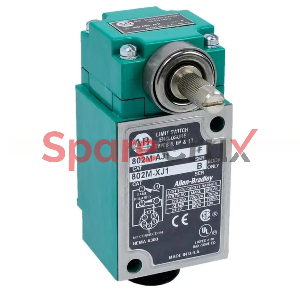 802M-AJ1 | ALLEN BRADLEY | Factory Sealed Limit Switch