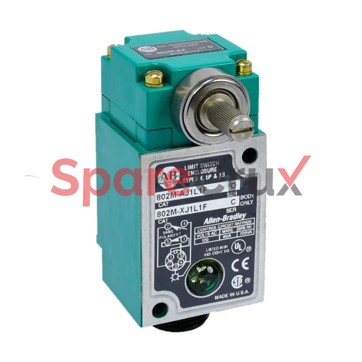 802M-AJ1L1F | ALLEN BRADLEY | Factory Sealed Limit Switch