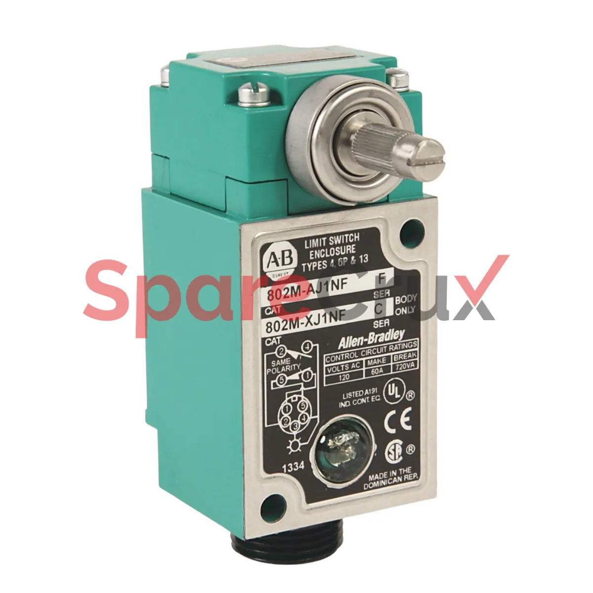802M-AJ1NF | ALLEN BRADLEY | Factory Sealed Limit Switch