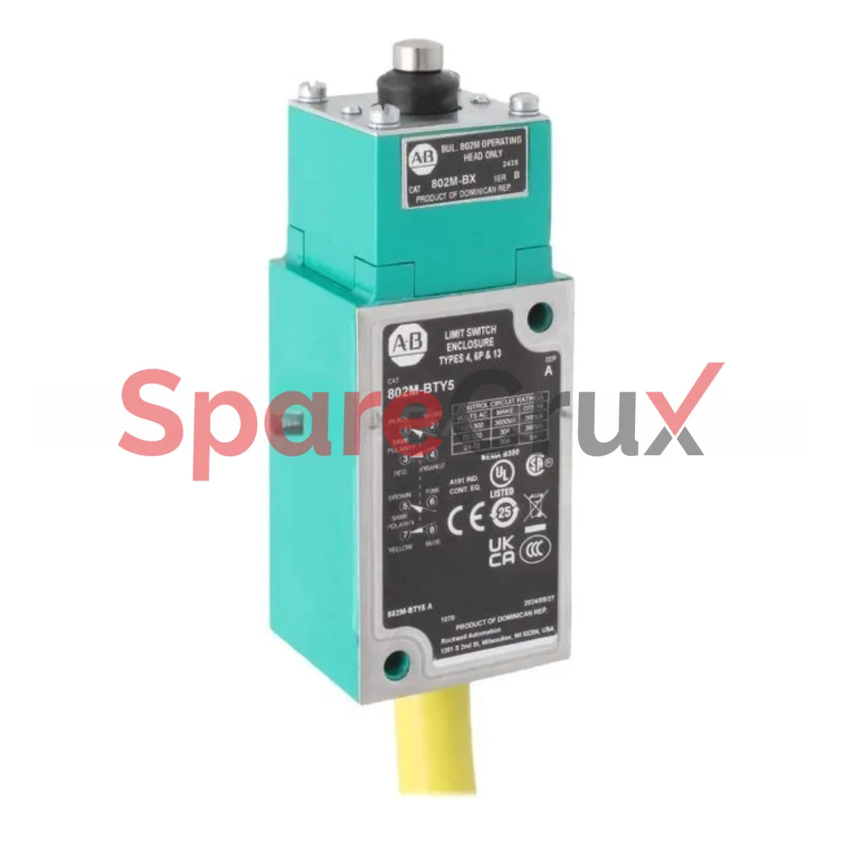 802M-BTY5 | ALLEN BRADLEY | Factory Sealed Limit Switch