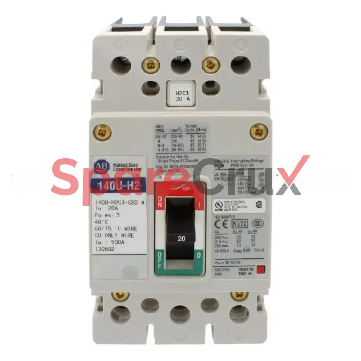 140U-H2C3-C70 | ALLEN BRADLEY | Molded Case Circuit Breaker