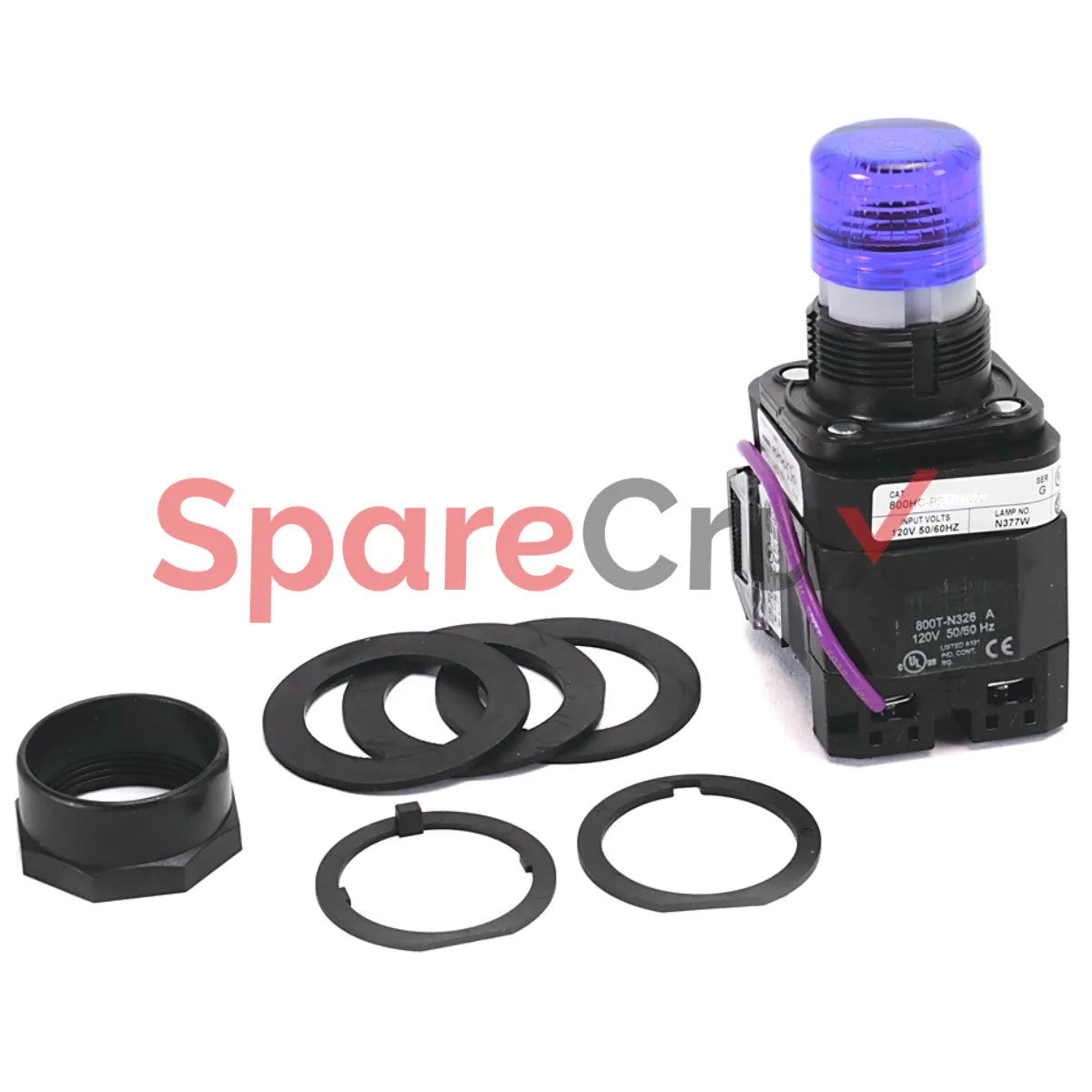 800HC-PRB16B | ALLEN BRADLEY | 30mm Momentary Push Button 800H PB