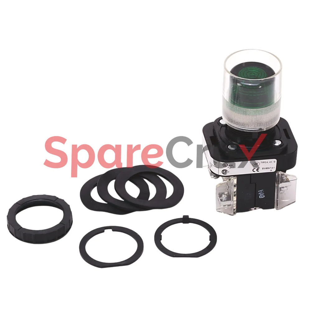 800H-QRTH2GAR | ALLEN BRADLEY | 30mm Pilot Light 800H PB