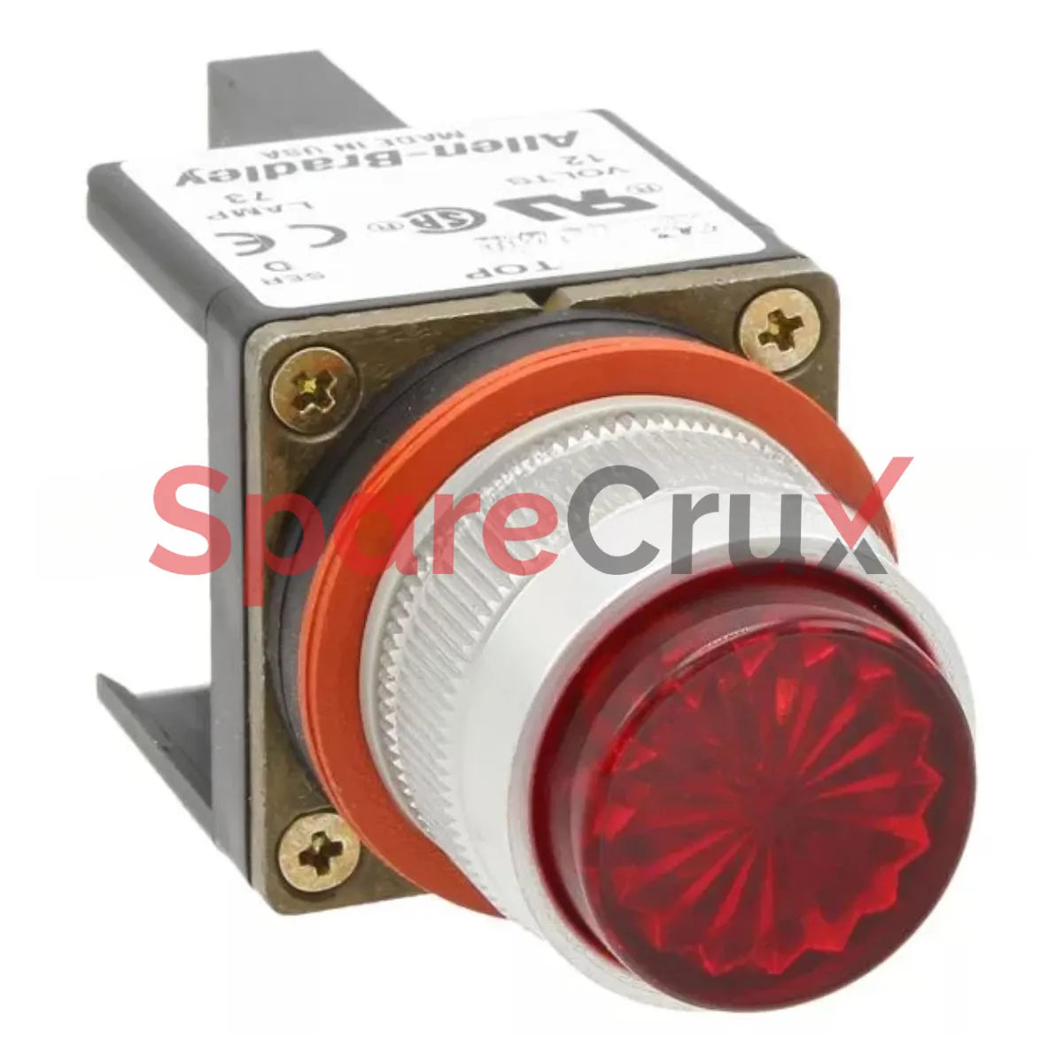 800MR-Q24R | ALLEN BRADLEY | Red Lens 22.5 mm Round PB