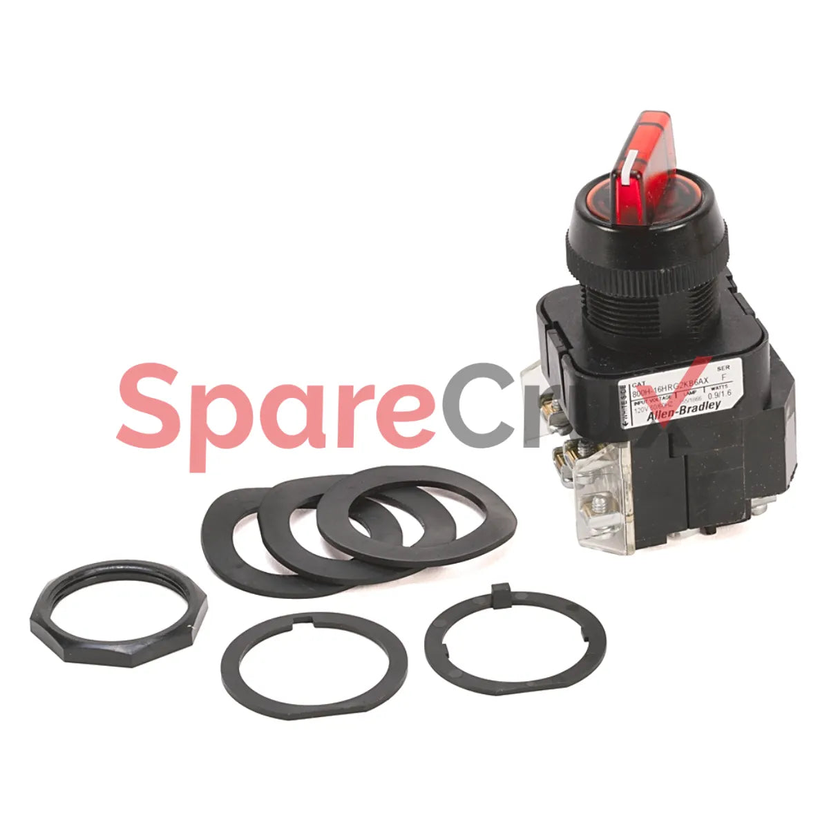 800HC-16JRR2KB7AX | ALLEN BRADLEY | 30mm Selector Switch 800H PB