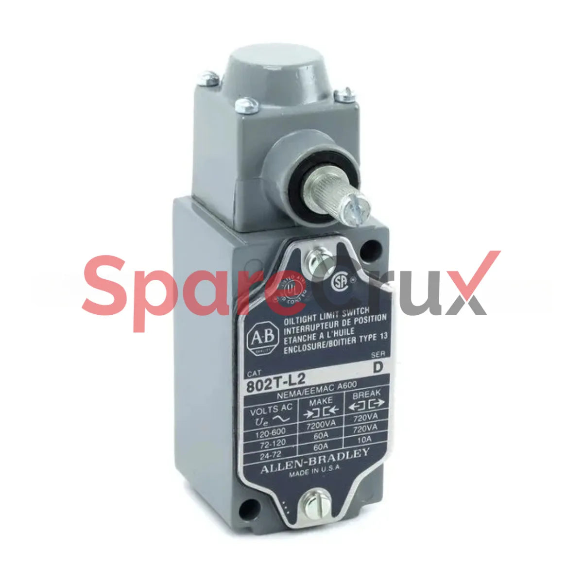 802T-L2 | ALLEN BRADLEY | Standard Limit Switch