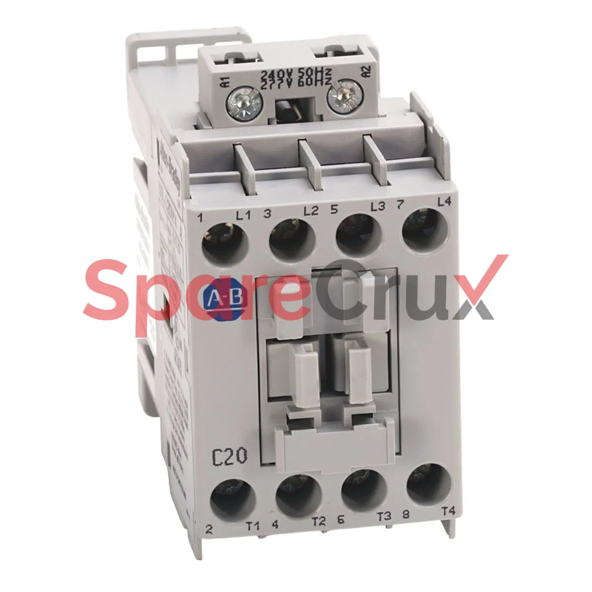100L-C20ND4 | ALLEN BRADLEY | Electrically Held Lighting Contactor 4P 20A