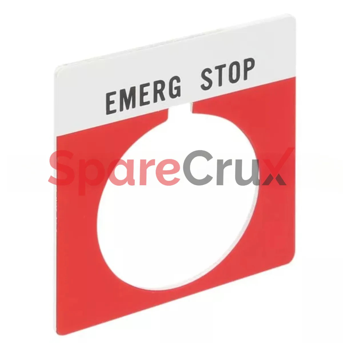 800T-X504 | ALLEN BRADLEY | 30mm 800T EMERG STOP Red Legend Plate