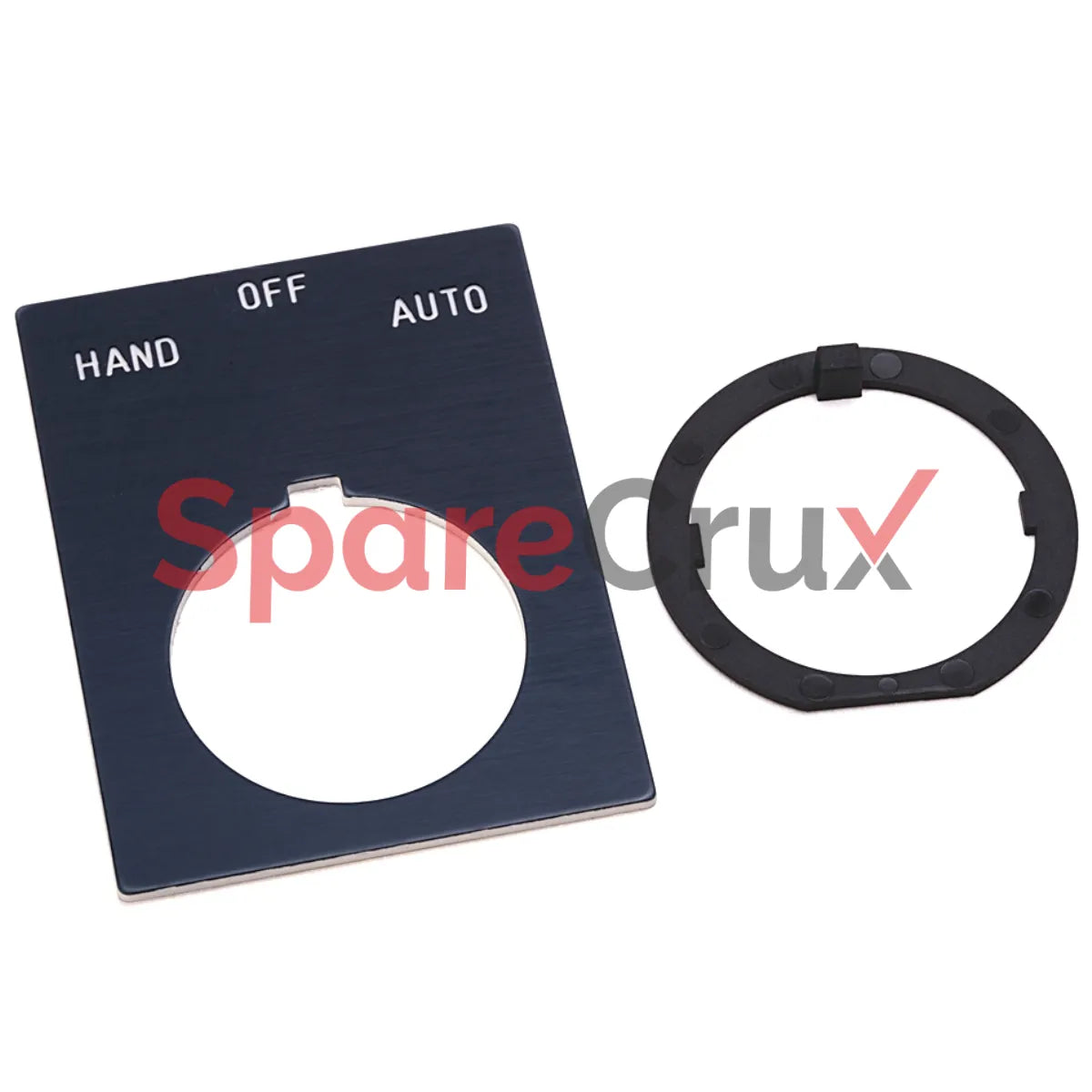 800H-W154 | ALLEN BRADLEY | 30mm 800H AUTO-OFF-HAND Grey Leg. Plate