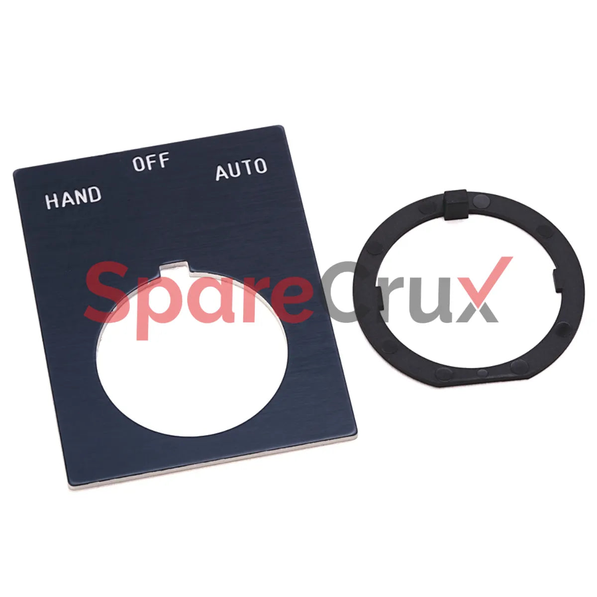 800H-W151 | ALLEN BRADLEY | 30mm 800H HAND-OFF-AUTO Grey Leg. Plate