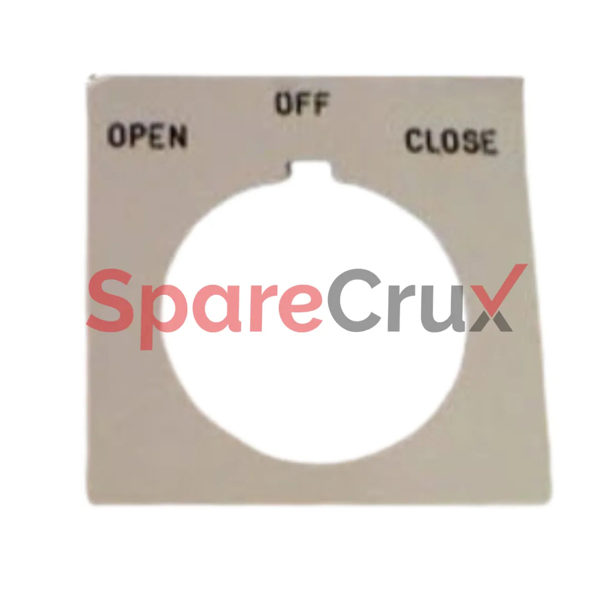 800H-W553 | ALLEN BRADLEY | 30mm 800H OPEN-OFF-CLOSE White Leg Plate