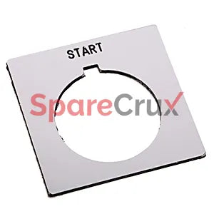 800H-W526 | ALLEN BRADLEY | 30mm 800H START White Legend Plate