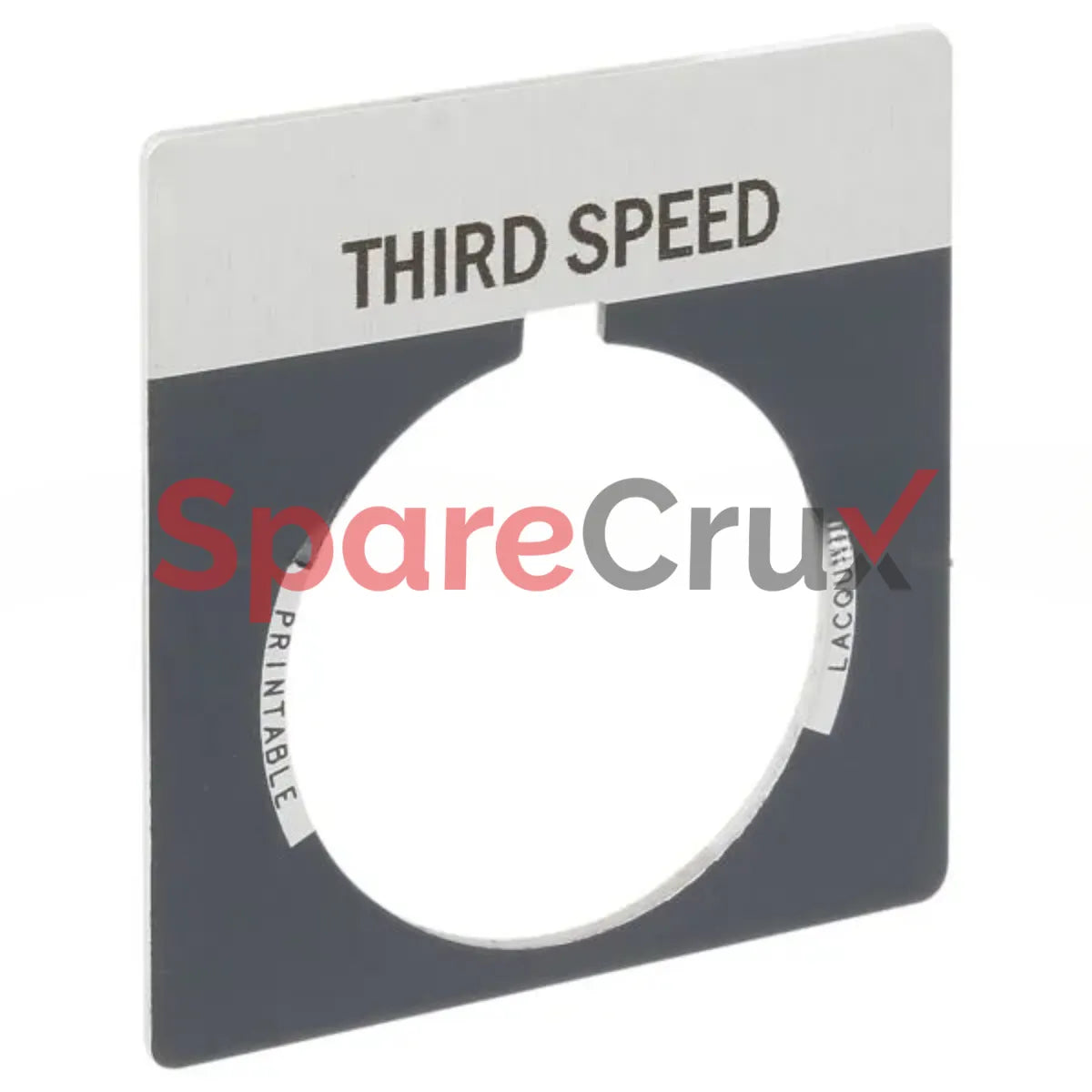 800T-X555 | ALLEN BRADLEY | 30mm 800T THIRD SPEED Legend Plate