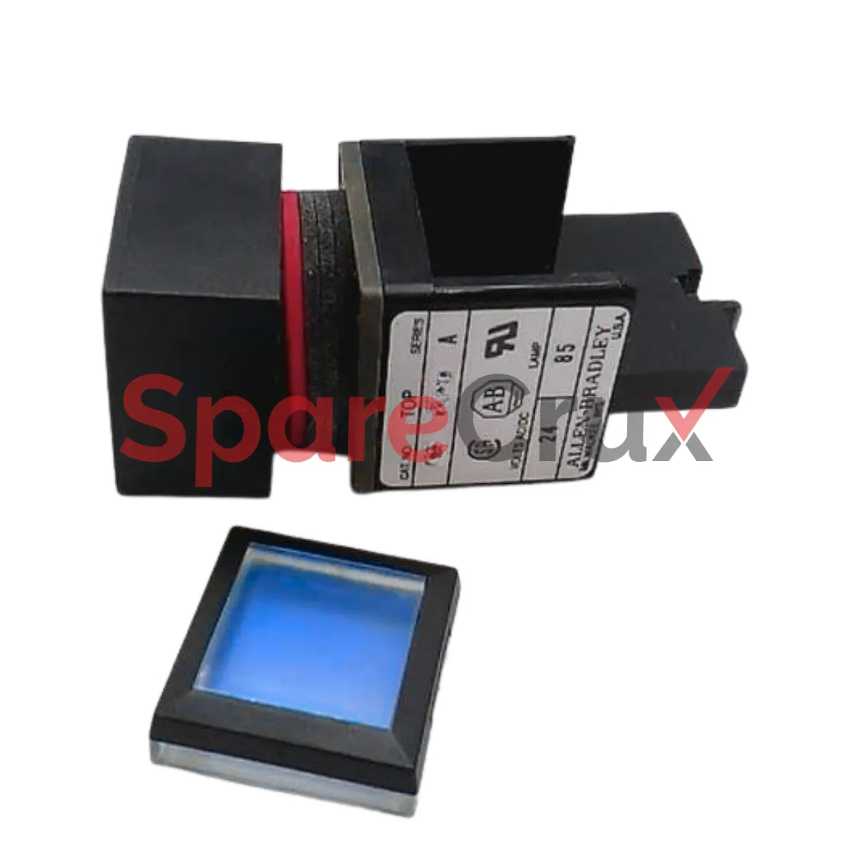 800MB-CQAL24BA | ALLEN BRADLEY | Blue Lens 22.5 mm Square PB