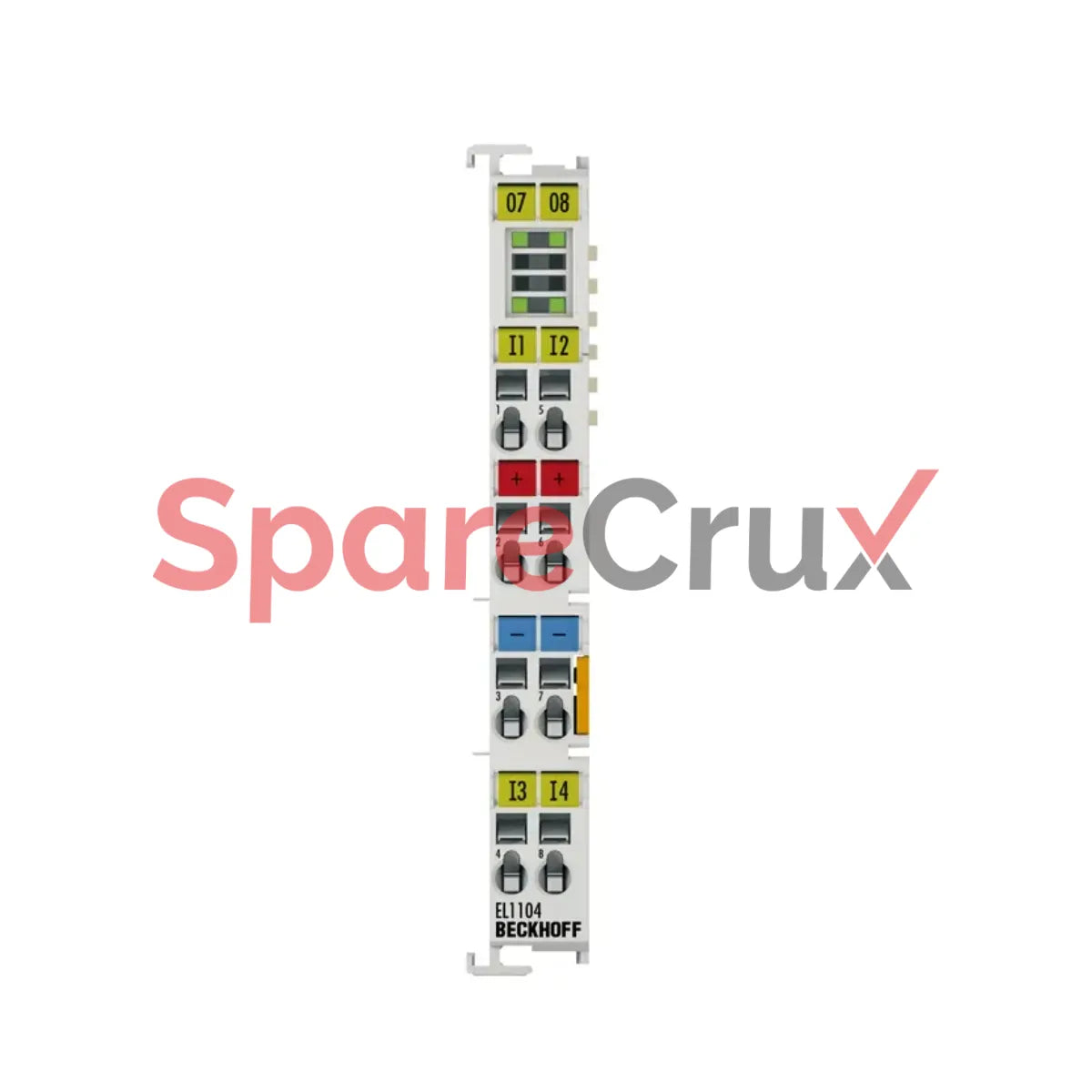 EL1104 | BECKHOFF | EtherCAT Terminal, 4-channel Digital Input, 24 V DC, 3 ms, 2-/3-wire Connection