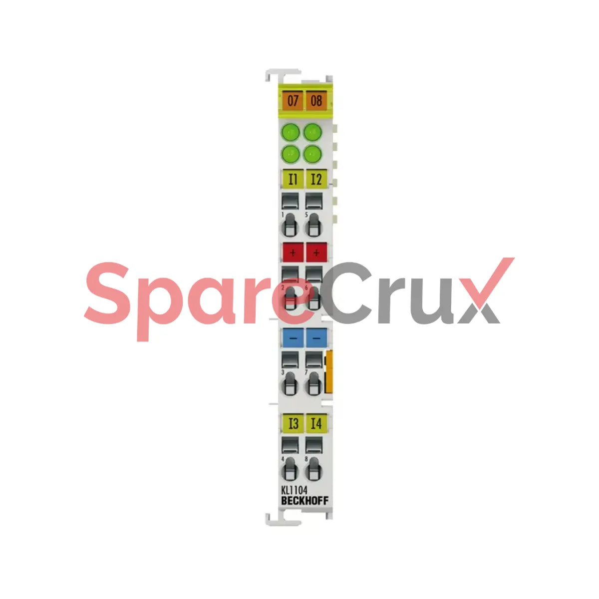 KL1104 | BECKHOFF | Bus Terminal, 4-channel Digital Input, 24 V DC, 3 ms, 2-/3-wire Connection