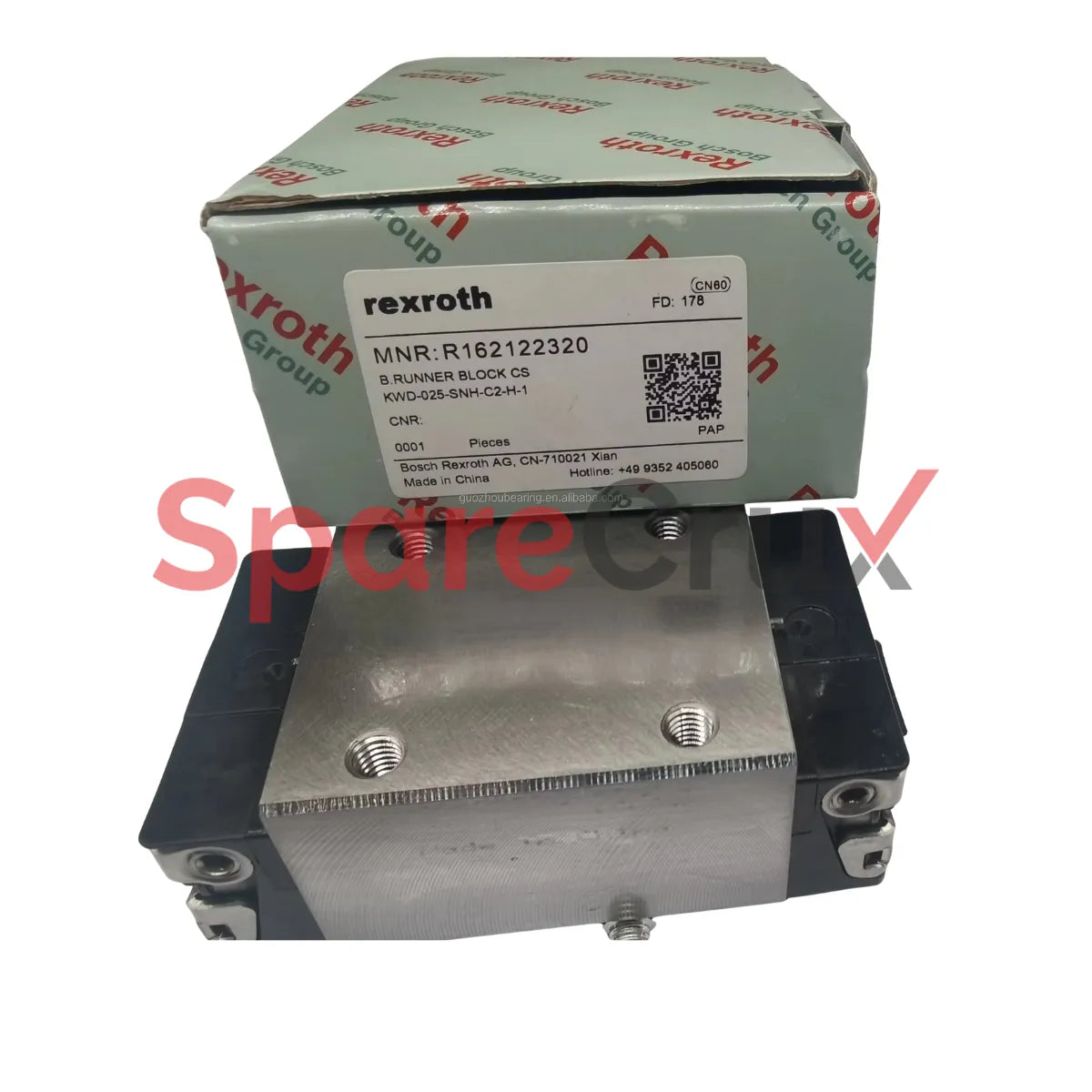 1621-412-10 | BOSCH REXROTH | Linear Runner Block Slide Block