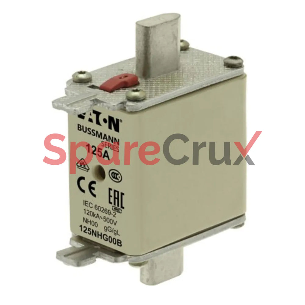 125NHG00B | BUSSMANN | NH FUSE 125A 500V GG/GL SIZE 00