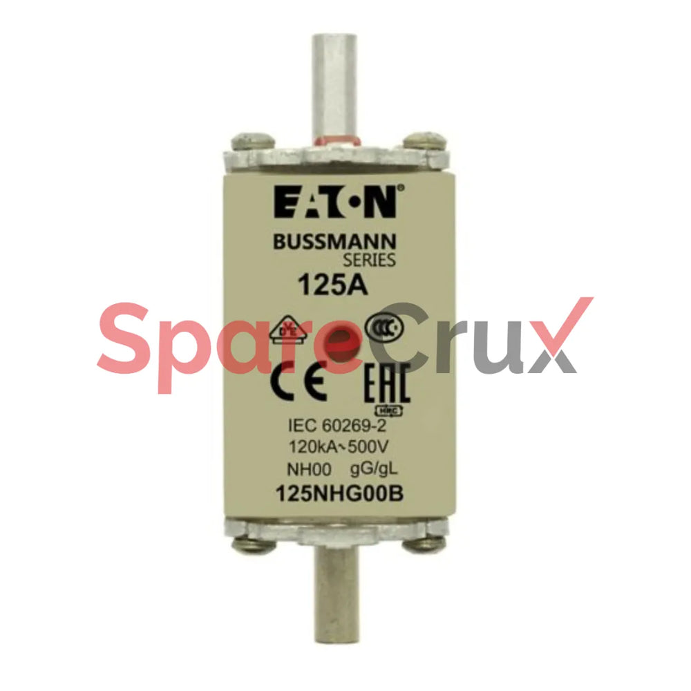 125NHG00B | BUSSMANN | NH FUSE 125A 500V GG/GL SIZE 00