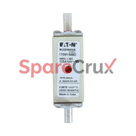 170M1568D | BUSSMANN | FUSE 125A 690V aR DIN 000 HSDNH