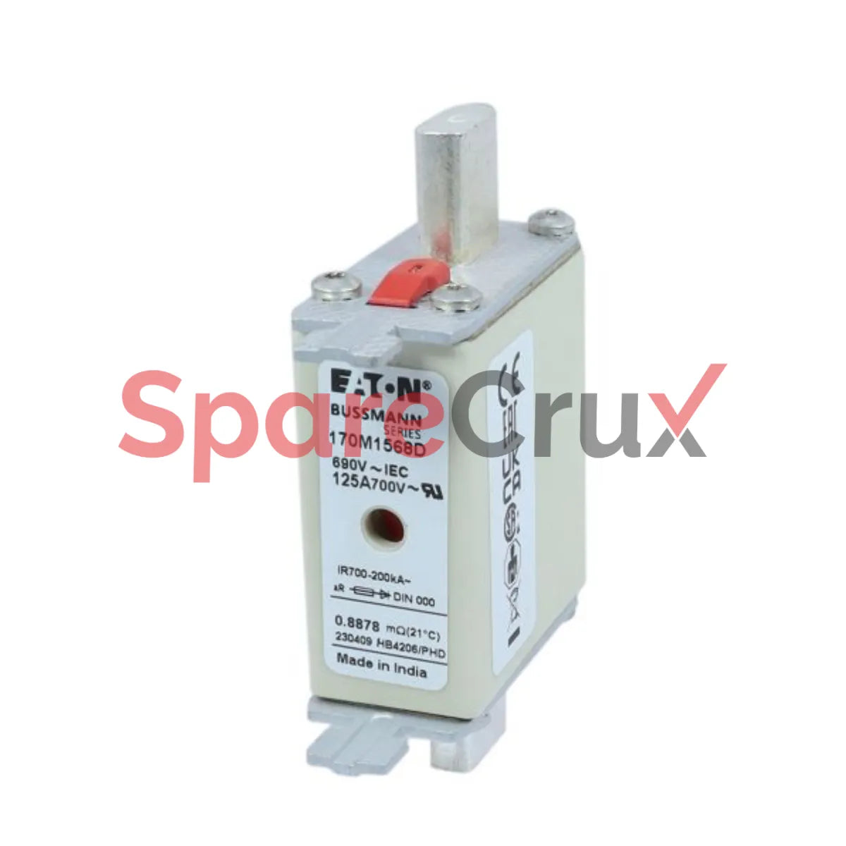 170M1568D | BUSSMANN | FUSE 125A 690V aR DIN 000 HSDNH