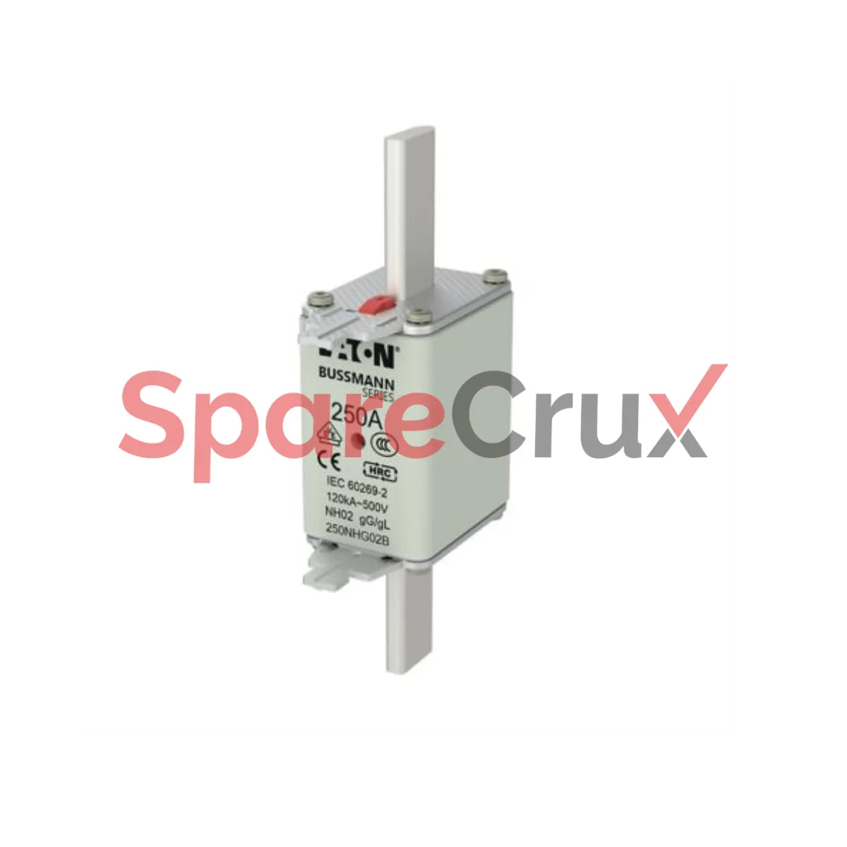 250NHG02B | BUSSMANN | FUSE 500V, 250A, 120 kAIC